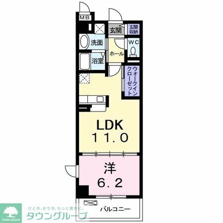 ベルテックスの物件間取画像